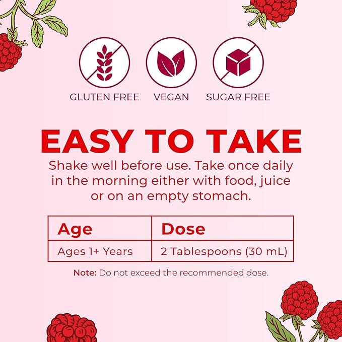 MARYRUTH'S Multivitamin for Women, Men & Kids | Liquid Morning Multivitamin | Vitamin A C D E B6 B12 Biotin Zinc | Beauty | Vegan | Non-GMO | Gluten Free | 15 Servings