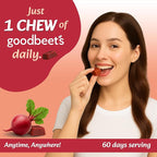 Goodbeets Soft Chews | Non-GMO Grape Seed Extract & Beet Powder Help Maintain Healthy Circulation, Blood Pressure & Energy