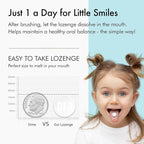 OraTicx Kids Dental Probiotics for Strong Teeth, Healthy Smile, 8 Billion CFU Probiotics for Oral Health, Yogurt Flavor 2-Pack