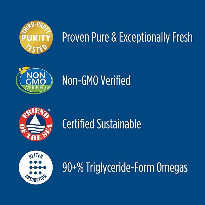 Nordic Naturals ProOmega 2000-D - Fish Oil, 1125 mg EPA, 875 mg DHA, 1000 IU Vitamin D3, Cardiovascular, Neurological, Eye, and Immune Health, Lemon Flavor, 60 Soft Gels