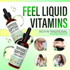 Thyroid Support Liquid Drops – Iodine Drops with Selenium, Zinc, L-Tyrosine & Ashwagandha – Supports Metabolism, Energy & Hormonal Balance for Women & Men