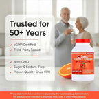 C-Salts Vitamin C Powder - 100% Pure Buffered Ascorbic Acid Powder - Daily Immune Support & Collagen Production - Stomach-Friendly Organic Vegan Non-GMO Sugar-Free - 272 Servings - Blood Orange, 26oz