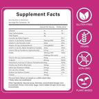 Natural Fibroid Gummies to Get Pregnant Fast for Women, Fertility Gummy Hormone Balance & Conception Support, Shrink Ovarian Cysts and Womb Detox Uterus Cleanse Candy, PCOS Vitamins Minerals