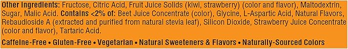 Emergen-C 1000mg Vitamin C Immune Support Powder Strawberry Kiwi 30CT includes Zinc, Manganese, 7 B Vitamins and Electrolytes for Back to School Essentials