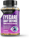 Eyecare Daily Defense Eye Vitamin Doctor Formulated with Lutein, Zeaxanthin, Astaxanthin, Made in The USA, Dairy & Soy Free, Non-GMO, Gluten Free, Vegan