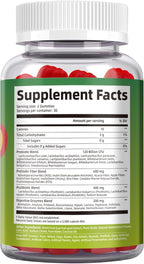 Migcopat Pre Post Probiotics Gummies, Probiotic Prebiotic Postbiotic Digestive Enzymes with Fiber, 120 Billion CFU Probiotics - Digestive Health, Sugar Free, Vegan, Watermelon, 60 Gummies