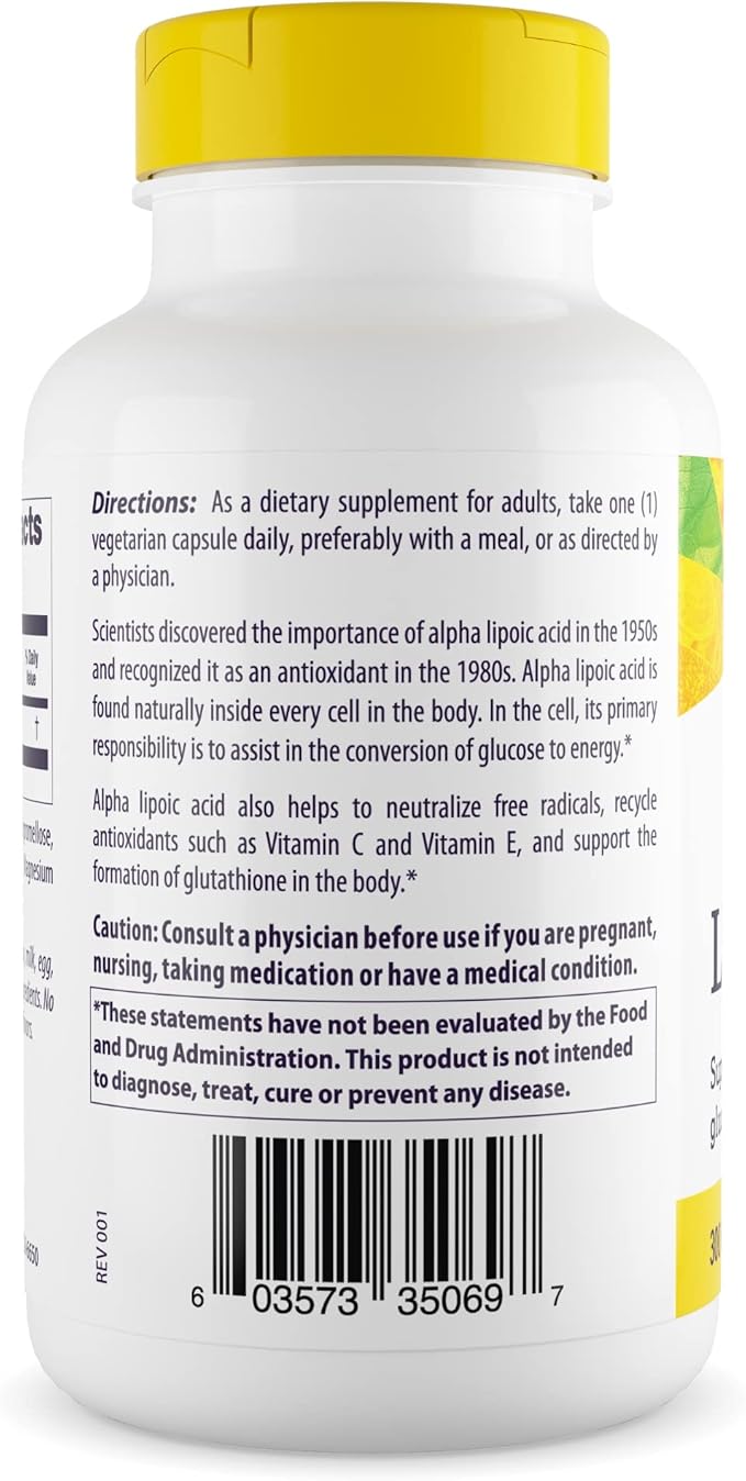 Healthy Origins Alpha Lipoic Acid, 300 mg - Alpha Lipoic Acid Supplement - Antioxidant Support - Gluten-Free Supplement - 150 Veggie Capsules