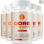 (5 Pack) Core Strength Capsules, CoreStrength Premium Supplement Joint Vitamins Support with Advanced Maximum Strength & Wellness Formula, All-Natural Ingredients Overall Health Reviews Pills (300 ct)