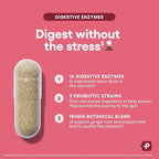 Physician's CHOICE Digestive Enzymes for Bloating & Digestion - 16 Enzymes with Organic Prebiotics & Probiotics for Gut & Digestive Health - Meal Time Discomfort Relief - Dual Action Support - 180 CT