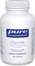 Pure Encapsulations Glycine - Supports Restful Sleep & Liver Detox* - Liver Supplement - Vegan & Gluten-Free - 180 Capsules
