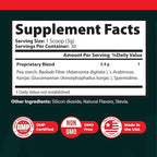 Primal Brain – Daily Fiber & Nutrient Powder with Baobab, Konjac Glucomannan, Spermidine & L-Arabinose – Non-GMO Formula – Made in USA – 3.17 oz, 30 Servings, 1 Month Supply