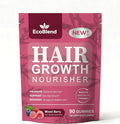 Hair Growth Gummies Women Vitamins—excellerator Nourish Hair and Nail Promote Fuller Locks with a Natural, Gentle Formula—Filled Gummies—Mixed Berry Flavor—90 Count (45-Day Supply)