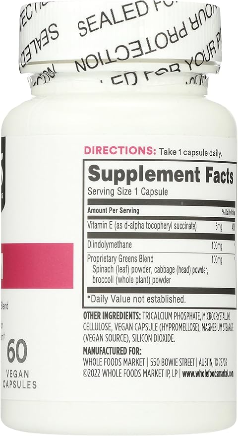 365 by Whole Foods Market, Dim, 60 Veggie Capsules