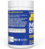 Saffron Supplement with Vitamin B3 - Mood Support Supplement - 14mg Saffron Extract & 62mg Vitamin B3 Niacin - Mood Bites for Stress Relief - Clinically Tested Affron - 30 Citrus Peach Chewables