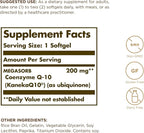 Solgar Megasorb CoQ-10 200 mg - 60 Softgels, Pack of 3 - Enhanced Absorption - Gluten Free, Dairy Free - 180 Total Servings