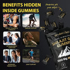 Shilajit Gummies for Men & Women - Shilajit Gold Gummies Rich In Ashwagandha, Gokshura with 85+ Minerals, Authentic Flavor,Organic, Zero Sugar & Vegan, 100% Natural - 80 Count (80 Count (Pack of 1))