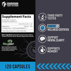 Ekkovision Magtein Magnesium L-Threonate, Memory & Cognitive Function Support, Magnesium Supplement with Essential Minerals for Men & Women, 2000 MG Per Serving, 120 Easy-to-Swallow Capsules