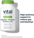 Hyperbiotics Vital Nutrients Prebiotic and Probiotic for Women and Men | 60 Billion CFU | Pre and Probiotics Supports Digestive Health, Constipation, Diarrhea, Gas & Bloating | 60 Vegan Capsules