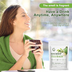 Organic Soursop Leaf Tea Bags | Annona Muricata Herbal Tea for Relaxation & Wellness | Caffeine-Free, Antioxidant Rich | 30 Count | Gluten-Free, Non-GMO