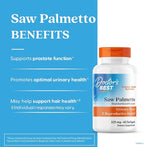 Doctor's Best Best Saw Palmetto Extract (320 mg), Softgel Capsules, 60-Count