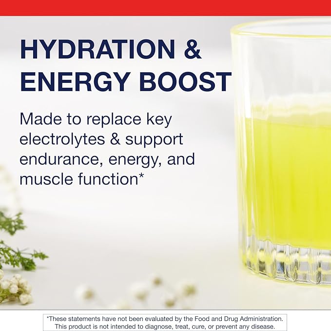 Metagenics Endura - Electrolyte Balance Powder with Vitamin C & E - Hydration Packets with Sodium & Potassium for Recovery & Performance* - Non-GMO, Gluten-Free - Lemonade Flavor, 30 Packets