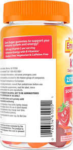 Emergen-C Zero Sugar Immune Support Kidz Gummies, 36 Count (Pack of 2)