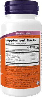 NOW Foods Supplements,DIM 200 (Diindolylmethane) with Calcium D-Glucarate,90 Veg Capsules,(Pack of 2)