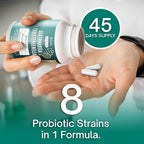FloraBliss Christensenella Minuta and Akkermansia, Bifidobacterium longum, 8 Probiotic Strains, 50 Billion CFU, 90 Delayed-Release Capsules, with Cranberry Extract