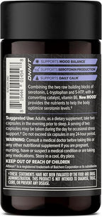 ONNIT Cognitive & Mood Support Bundle: Alpha Brain Nootropic Capsules (30 Count) + New Mood Stress Support Capsules (60 Count), IGEN Non-GMO Tested Focus, Mental Clarity, Relaxation & Sleep, 2 Pack