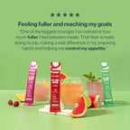 Supergut GLP1 Daily Support, Variety Pack - High Fiber GLP-1 Supplement Powder for Women & Men - Sugar-Free Drink Mix for Gut Health & Digestive Support (15 Servings)