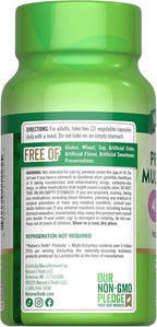 Nature's Truth Probiotics with Enzymes | 60 Capsules | for Men and Women | Non-GMO & Gluten Free Digestive Health Supplement