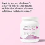 Theralogix Ovasitol Plus Canister Metabolic Health Supplement - Myo-Inositol & D-Chiro Inositol+Chromium Picolinate+Alpha-lactalbumin & Vitamin D