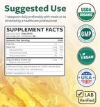 USDA Organic Black Seed Oil Liquid (4 fl oz) Premium Cold-Pressed Nigella Sativa Producing Pure Black Cumin Seed Oil - Antioxidant Supplement - Vegan, Gluten-Free, & Non-GMO (No Pills or Capsules)