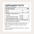 THORNE - Super EPA - Omega-3 Fish Oil Supplement with EPA & DHA from Sustainably Sourced Fish - Supports Brain, Skin, Joint & Heart Health* - Third-Party Certified - Gluten & Dairy-Free - 90 Softgels