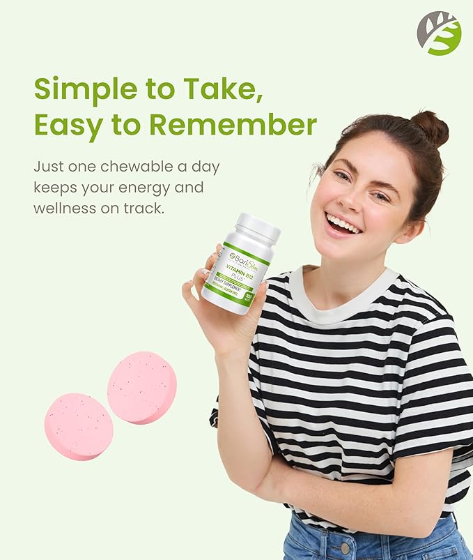 BariSlim Vitamin B12 Plus Tablets - Bariatric Formulated for Post Weight Loss Surgery, Including Gastric Bypass & Gastric Sleeve - Supports Energy Levels & Overall Health | Cherry Flavor