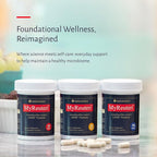 MyReuteri™ 50 Billion CFU Probiotic – Intensive-Strength L. reuteri LRDR™ + FOS Prebiotic – by Dr. William Davis – Makes Yogurt-Like Superfood – 30 Veg Capsules