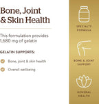Solgar Gelatin 1680 mg, 250 Capsules - Natural Gelatin - Supports Bone, Joint & Skin Health - Gluten Free, Dairy Free - 83 Servings
