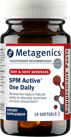 Metagenics SPM Active One Daily Supplement - Next Generation Omega Fish Oil with Pro Resolving Mediators for Joint Soreness & Soothing Relief* - Sustainably Sourced - Gluten-Free - 14 Softgels