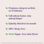 Natrol Melatonin 10mg Fast Dissolve Tablets - Peppermint Flavor, 60 Count, Sleep Support, Fast Dissolve Melatonin for Adults, 60-Day Supply
