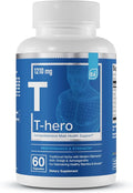 Essential Elements T-Hero - Daily Testosterone Support for Men - Promotes Vitality & Drive - with Ashwagandha, Shilajit, Boron, DIM - 60 Count - 30 Servings