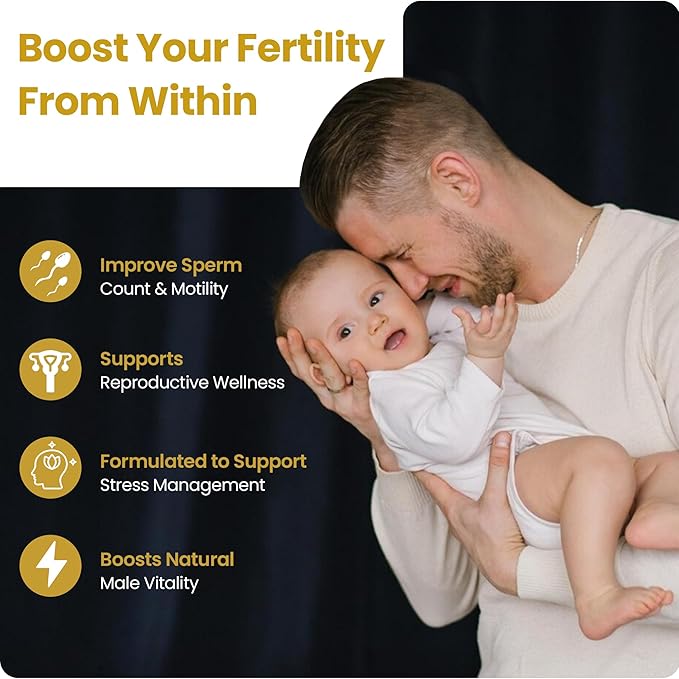 SEMANOID (60 Caps) Maximum Fertility Formula and Semen Volumizer - Advanced Fertility Ingredients and Male Prenatal Vitamin Blend, 1 Month Supply