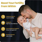 SEMANOID (60 Caps) Maximum Fertility Formula and Semen Volumizer - Advanced Fertility Ingredients and Male Prenatal Vitamin Blend, 1 Month Supply