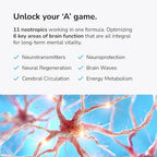 Mind Lab Pro® MLP® v4 Universal Nootropic™ Brain Booster Supplement for Focus, Memory, Clarity, Energy - 60-Count - Plant-Based, Naturally Sourced Memory Vitamins for Better Brain Health, Made in USA
