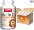 Jarrow Formulas Vitamin D3 125 mcg (5000 IU) - 100 Servings (Softgels) - Bone Health, Immune Support & Calcium Metabolism Support - Vitamin D Supplement - D3 Vitamins - 5000 IU Vitamin D (Pack of 12)
