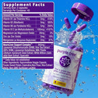purple tree Post-Celebration Wellness Supplement | Liposomal Dihydromyricetin (DHM), L-Glutathione, Milk Thistle for Liver Support & Hydration | Electrolytes, B Vitamins, Willow Bark | 90 Pills