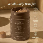 Cowboy - The Exclusive 1st Milking, Whole, Grass Fed Colostrum Supplement for Full Body Health - Bovine Colostrum Powder Packed w/Bioactive Nutrients - Sugar Free (Chocolate, 40 Servings)