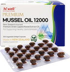 Hi Well Premium New Zealand Green-Lipped Mussel Oil //200 Softgel Capsules//Sourced from Pristine New Zealand Waters(1)