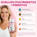 Menopause Supplements For Women, 400mg Black Cohosh & 200mg DIM for Hot Flashes, Night Sweats Relief & Hormone Balance, 35-in-1 with Probiotics, Ashwagandha & Red Clover, 100 Capsules/50-Day Supply