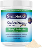 Symbiotics Colostrum Plus Powder 21 oz Immune & Muscle Recovery Support, 25% IgG Immunoglobulins, Gut Health & Training Resilience, Unflavored, Gluten Free - 21 oz