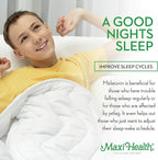 Maxi-Health Liquid Melatonin Drops for Kids - 2 Fl Oz 177 Servings With Dropper - Natural Sleep Aid Supplement for Children And Teens - Helps Fall Asleep Faster And Stay Sleeping Longer